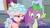 Size: 1920x1080 | Tagged: safe, derpibooru import, screencap, cozy glow, spike, dragon, pegasus, pony, school raze, backpack, duo, female, filly, foal, male, sad, school of friendship, winged spike, wings