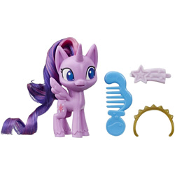 Size: 1500x1500 | Tagged: safe, twilight sparkle, twilight sparkle (alicorn), alicorn, pony, my little pony: pony life, brushable, merchandise, reveal the magic, solo, toy