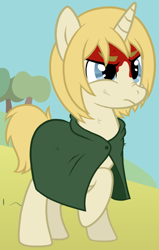 Size: 486x766 | Tagged: safe, artist:shingeki-no-pony, pony, armin arlert, attack on titan, crossover, ponified