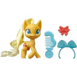 Size: 1500x1500 | Tagged: safe, applejack, earth pony, pony, my little pony: pony life, brushable, merchandise, reveal the magic, solo, toy