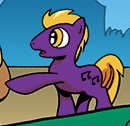 Size: 130x126 | Tagged: safe, idw, earth pony, pony, spoiler:comic, spoiler:comic10, cropped, grape crush, male, picture for breezies, solo, stallion