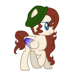 Size: 1024x1024 | Tagged: safe, artist:k3elliebear, derpibooru import, oc, oc:ruby skies, pegasus, pony, beanie, colored pupils, female, hat, mare, simple background, solo, transparent background