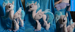 Size: 4000x1688 | Tagged: safe, artist:sourichan, derpibooru import, silverstream, classical hippogriff, hippogriff, cute, diastreamies, irl, photo, plushie