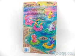 Size: 1000x750 | Tagged: safe, derpibooru import, g1, baby sea spray, backcard, dipper, irl, photo, salty (g1 baby sea pony), sea breeze (g1 baby sea pony), sea sparkle baby sea ponies, surfy, watermark, wavy (g1)