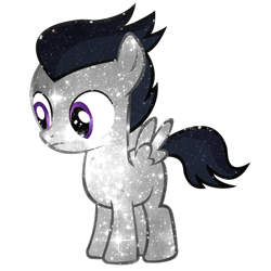 Size: 4096x4096 | Tagged: safe, artist:isaacnoeliscutie, derpibooru import, rumble, pegasus, pony, absurd resolution, colt, galactic, male, shiny, simple background, solo, sparkly, transparent background, vector