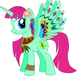 Size: 1070x1059 | Tagged: safe, artist:shadymeadow, derpibooru import, oc, oc:tikka sunrise, alicorn, pony, colored wings, female, mare, multicolored wings, simple background, solo, transparent background