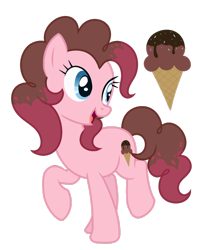 Size: 1024x1161 | Tagged: safe, artist:palerose522, derpibooru import, oc, earth pony, pony, female, mare, offspring, parent:doctor whooves, parent:pinkie pie, parents:doctorpie, simple background, solo, transparent background