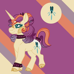 Size: 1500x1500 | Tagged: safe, artist:grateful-dead-raised, pony, unicorn, parent:rarity, parent:sunset shimmer, parents:sunsarity, solo