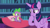 Size: 1280x720 | Tagged: safe, derpibooru import, screencap, spike, twilight sparkle, twilight sparkle (alicorn), alicorn, dragon, pony, father knows beast, amused, baby, baby dragon, bookshelf, cute, cutie mark, fangs, feet, female, folded wings, green eyes, hoof over mouth, male, mare, pillow, purple eyes, spikabetes, toes, twiabetes, underfoot, winged spike, wings