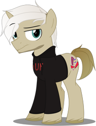 Size: 779x1026 | Tagged: safe, artist:livj031, pony, pewdiepie, ponified, solo, vector, youtuber
