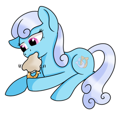 Size: 3000x3000 | Tagged: safe, artist:rainbowtashie, derpibooru import, linky, shoeshine, pony, background pony, cloth, horseshoes, simple background, sitting, solo, transparent background