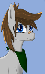 Size: 597x973 | Tagged: safe, artist:askwildwheels, oc, oc:fuselight, pony, bust, male, portrait, solo, stallion