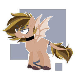 Size: 513x507 | Tagged: safe, artist:livlyshipper, derpibooru import, oc, oc only, oc:flicker (ice1517), dracony, hybrid, abstract background, choker, fangs, male, raised eyebrow, simple background, solo, stallion, transparent background, unshorn fetlocks, wristband