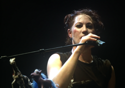 Size: 2394x1672 | Tagged: safe, derpibooru import, human, g3, amanda palmer, barely pony related, irl, irl human, photo, the dresden dolls