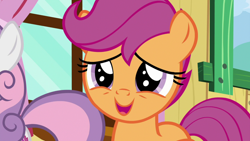 Size: 1920x1080 | Tagged: safe, screencap, scootaloo, sweetie belle, pony, the last crusade