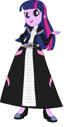 Size: 926x1736 | Tagged: safe, alternate version, artist:cartoonmasterv3, twilight sparkle, twilight sparkle (alicorn), alicorn, equestria girls, clothes, dress, kamen rider, kamen rider zi-o, long dress, simple background, solo, transparent background