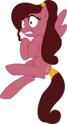 Size: 2323x4317 | Tagged: safe, artist:kojibiose, pegasus, pony, crossover, female, hercules, high res, mare, megara, ponified, simple background, solo, transparent background