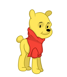 Size: 1838x2119 | Tagged: safe, derpibooru import, pony, ponified, simple background, wat, white background, winnie the pooh