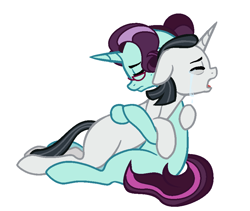 Size: 889x749 | Tagged: safe, artist:neighsay, derpibooru import, chancellor neighsay, principal abacus cinch, pony, unicorn, comforting, crying, female, male, mare, neighcinch, shipping, stallion, straight