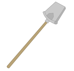 Size: 4983x4818 | Tagged: safe, artist:squipycheetah, shadow play, no pony, object, resource, rockhoof's shovel, shovel, simple background, transparent background, vector
