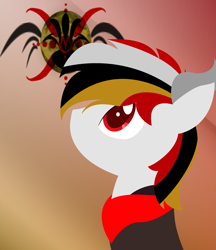 Size: 2279x2632 | Tagged: safe, artist:soulakai41, oc, oc:crimson solstice, pony, bust, male, portrait, solo, stallion