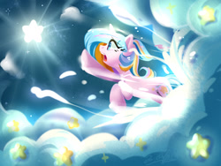 Size: 1600x1200 | Tagged: safe, artist:colorfulcolor233, oc, oc:oofy colorful, pony, unicorn, solo