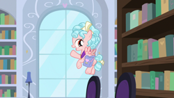 Size: 1280x720 | Tagged: safe, derpibooru import, screencap, cozy glow, pegasus, pony, school raze, female, filly, solo