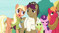 Size: 1920x1080 | Tagged: safe, screencap, big macintosh, granny smith, mane allgood, snap shutter, sugar belle, pony, the last crusade