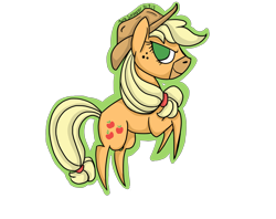 Size: 1024x812 | Tagged: safe, artist:aurasinchaser, applejack, earth pony, pony, simple background, solo, transparent background