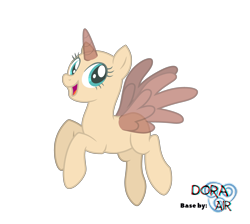 Size: 4000x3585 | Tagged: safe, artist:doraair, oc, oc only, alicorn, pony, alicorn oc, base, flying, simple background, smiling, solo, transparent background