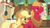 Size: 1920x1080 | Tagged: safe, derpibooru import, screencap, applejack, big macintosh, earth pony, pony, going to seed, faic