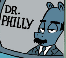 Size: 226x198 | Tagged: safe, idw, earth pony, pony, spoiler:comic, spoiler:comic29, clothes, dr. phil, dr. philly, facial hair, male, moustache, stallion, tuxedo
