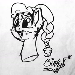 Size: 1821x1822 | Tagged: safe, artist:binkyt11, derpibooru exclusive, derpibooru import, oc, oc only, pony, female, filly, freckles, monochrome, ponified, sisters, solo, whiteboard