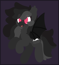 Size: 1660x1809 | Tagged: safe, artist:moonydusk, oc, oc only, oc:moonylight dusk, bat pony, pony, bat pony oc, flying