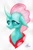 Size: 3237x4970 | Tagged: safe, artist:invalid-david, derpibooru import, ocellus, changedling, changeling, bust, simple background, solo, traditional art, watercolor painting