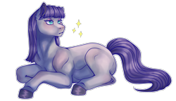 Size: 1024x589 | Tagged: safe, artist:plixine, maud pie, earth pony, pony, female, mare, missing cutie mark, prone, simple background, solo, transparent background