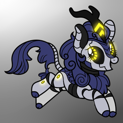 Size: 4300x4300 | Tagged: source needed, safe, artist:vladiverse, derpibooru import, kirin, pony, robot, robot pony, absurd resolution, machine, robot kirin