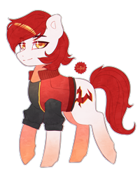 Size: 1925x2412 | Tagged: safe, artist:svpernxva, derpibooru import, oc, oc only, oc:ryujin orikami, earth pony, pony, clothes, simple background, transparent background