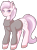 Size: 547x741 | Tagged: safe, derpibooru import, oc, oc only, oc:fior di latte, earth pony, pony, clothes, ear piercing, femboy, male, pastel, piercing, simple background, soft, solo, stallion, sweater, transparent background