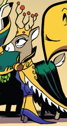 Size: 333x624 | Tagged: safe, artist:andypriceart, idw, deer, spoiler:comic, spoiler:comic61, clothes, cropped, doe, female, official comic, robe