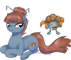 Size: 931x792 | Tagged: safe, artist:mondlichtkatze, pony, crossover, gloom, pokémon, ponified, solo