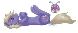 Size: 1652x707 | Tagged: safe, artist:mondlichtkatze, pony, crossover, pokémon, ponified, solo, venonat