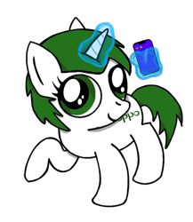 Size: 1105x1273 | Tagged: safe, artist:strategypony, oc, oc:reno, pony, unicorn, cellphone, female, filly, oppo, phone, smartphone