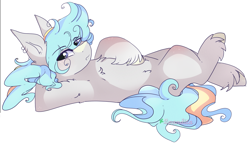 Size: 3429x1973 | Tagged: safe, artist:2pandita, oc, earth pony, pony, armpits, female, mare, simple background, solo, white background