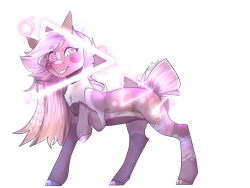 Size: 2224x1668 | Tagged: safe, artist:akiiichaos, oc, oc:indigo, earth pony, pony, female, mare, neon, simple background, solo, transparent background