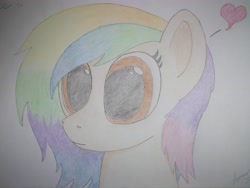 Size: 5120x3840 | Tagged: safe, artist:lagmanor, oc, oc only, oc:rainbowtashie, earth pony, pony, drawing, female, hand drawing, mare, pencil drawing, solo, traditional art