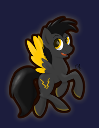 Size: 2084x2701 | Tagged: safe, artist:lux-arume, derpibooru import, oc, oc:eldin heilagur, pegasus, pony, lineless, solo