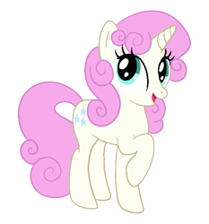 Size: 565x606 | Tagged: safe, artist:abealy2, twinkleshine, pony, unicorn, adorableshine, alternate hairstyle, cute, female, looking at you, mare, raised hoof, simple background, solo, transparent background, weapons-grade cute