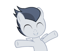 Size: 898x634 | Tagged: safe, artist:lunaticdawn, rumble, pegasus, pony, colt, cute, eyes closed, foal, happy, hnnng, hug, male, rumblebetes, simple background, smiling, solo, transparent background, vector