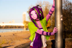 Size: 6000x4000 | Tagged: safe, artist:mimickig, derpibooru import, aria blaze, human, equestria girls, clothes, costume, female, irl, irl human, kigurumi, mask, photo, solo